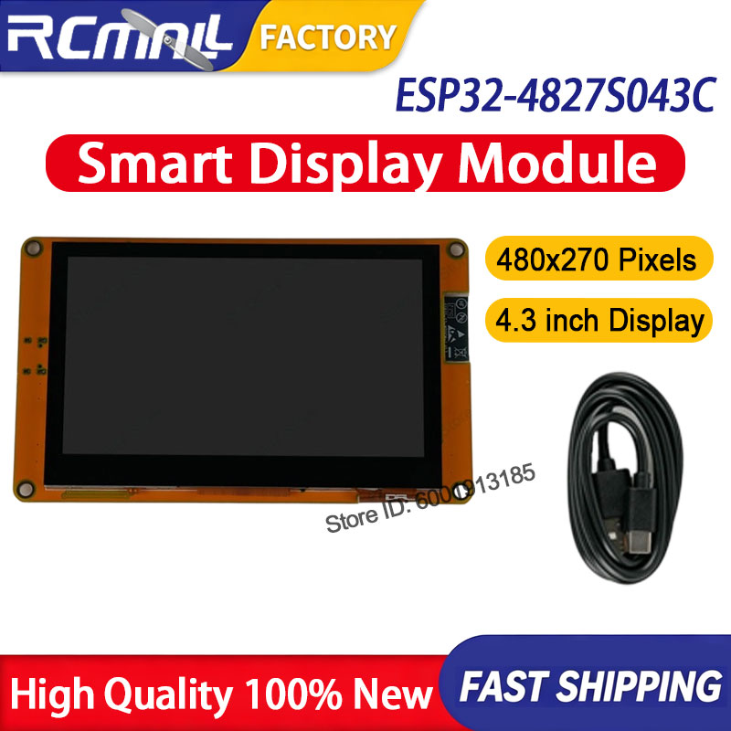 Smart Home Esp32 - Module d'affichage LCD intelligent ESP32-4827S043C 4,3