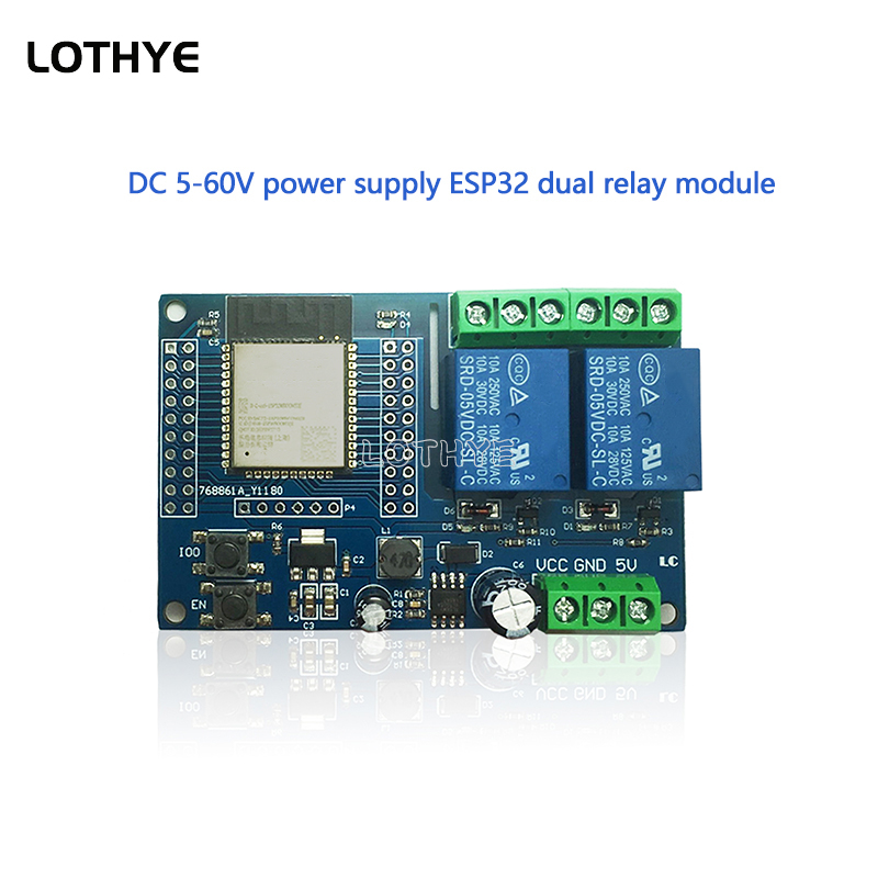 Smart Home Esp32 - Module relais Wi-Fi et Bluetooth double