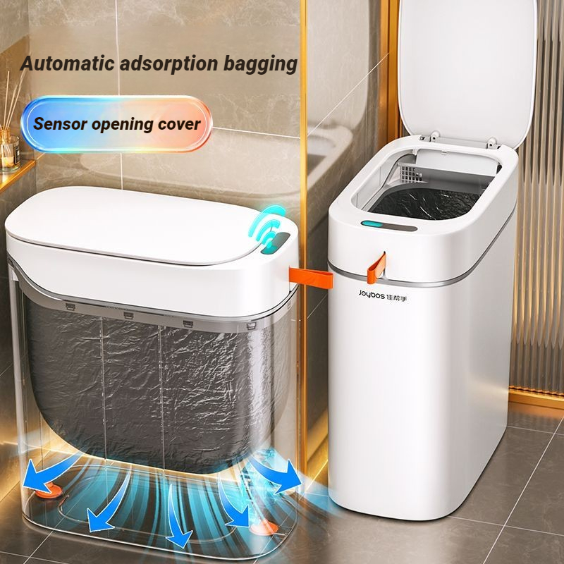 Smart Home Junkie - Poubelle intelligente à capteur, sans contact,