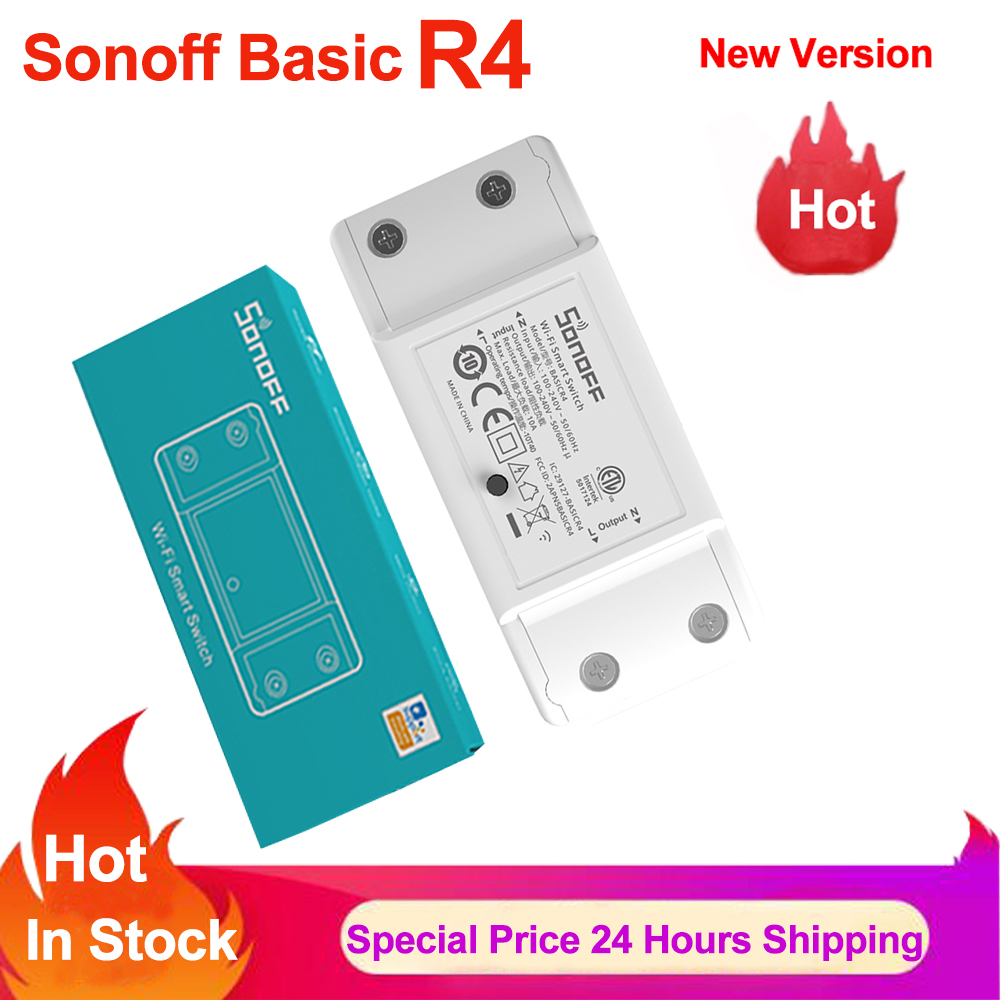 Smart Home Mod - SONOFF-Commutateur de télécommande WiFi intelligent, SemiR4,