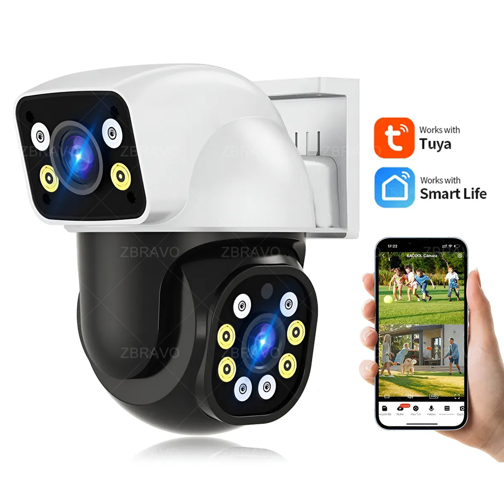 Smart Home Outdoor Camera - Caméra extérieure WiFi Smartlife 8MP Tuya,