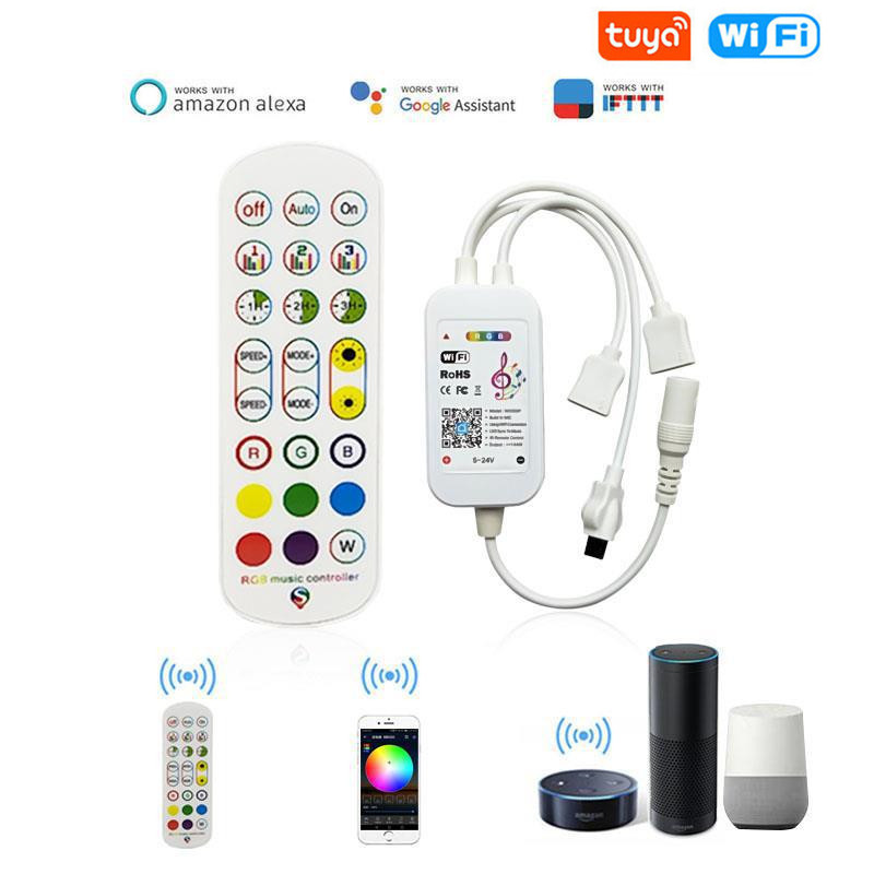 Smart Home Llm - Tuya WiFi contrôleur LED intelligent 4Pin