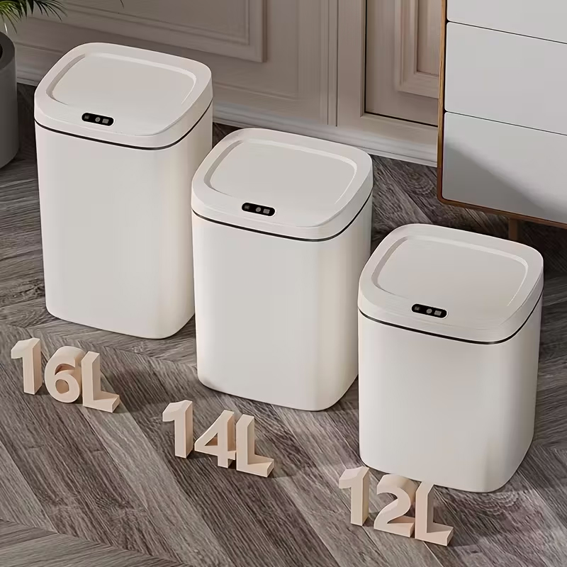 Smart Home Junkie - Poubelle intelligente à capteur de mouvement,