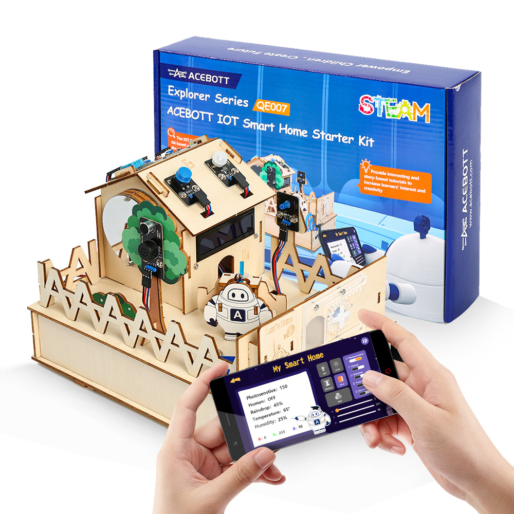 Smart Home Arduino Project - ACEBOTT-Kit de bricolage pour maison intelligente