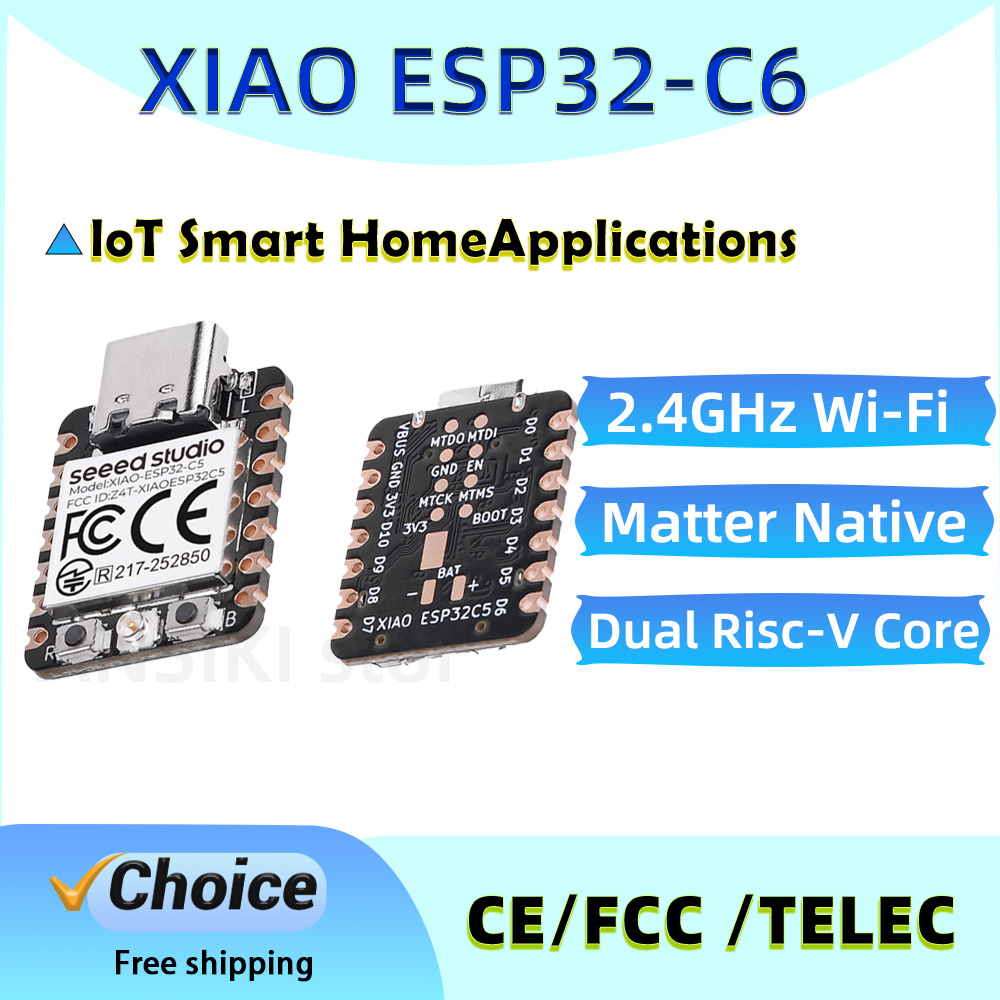 Smart Home Arduino Project - Carte de développement XIAO ESP32-C6, WiFi