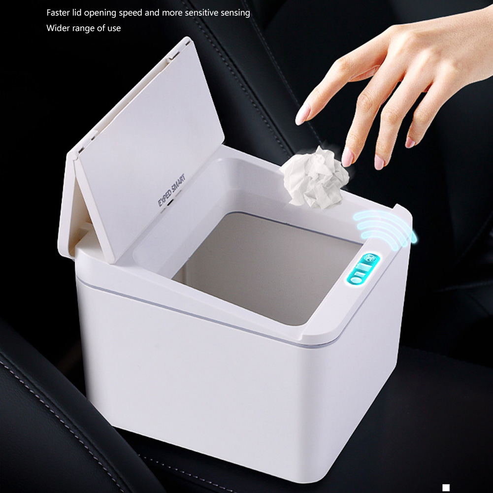Poubelle de bureau à capteur é - Smart Home Junkie avis et prix