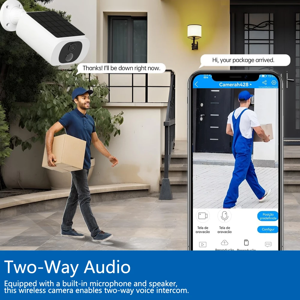 Caméra solaire sans fil 5MP Tu - Smart Home Outdoor Camera avis et prix