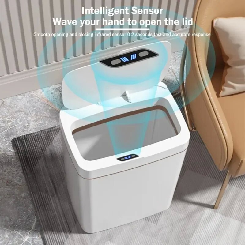 Poubelle à capteur intelligent - Smart Home Junkie avis et prix