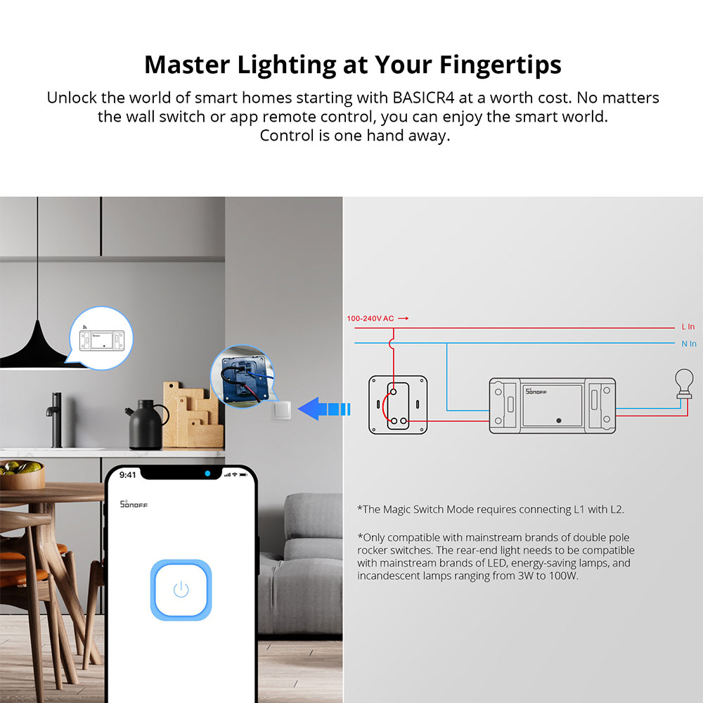 SONOFF-Commutateur de télécomm - Smart Home Mod avis et prix