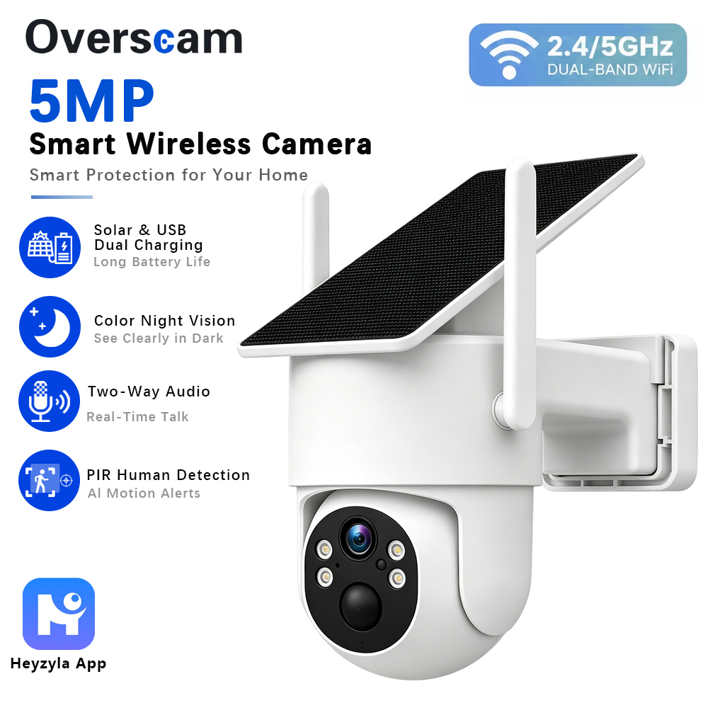 Caméra PTZ solaire 5MP pour su - Smart Home Outdoor Camera avis et prix
