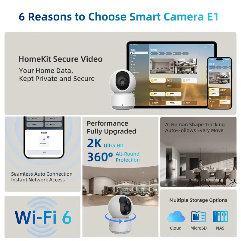 Caméra intelligente Aqara d'or - Smart Home Hub Apple avis et prix