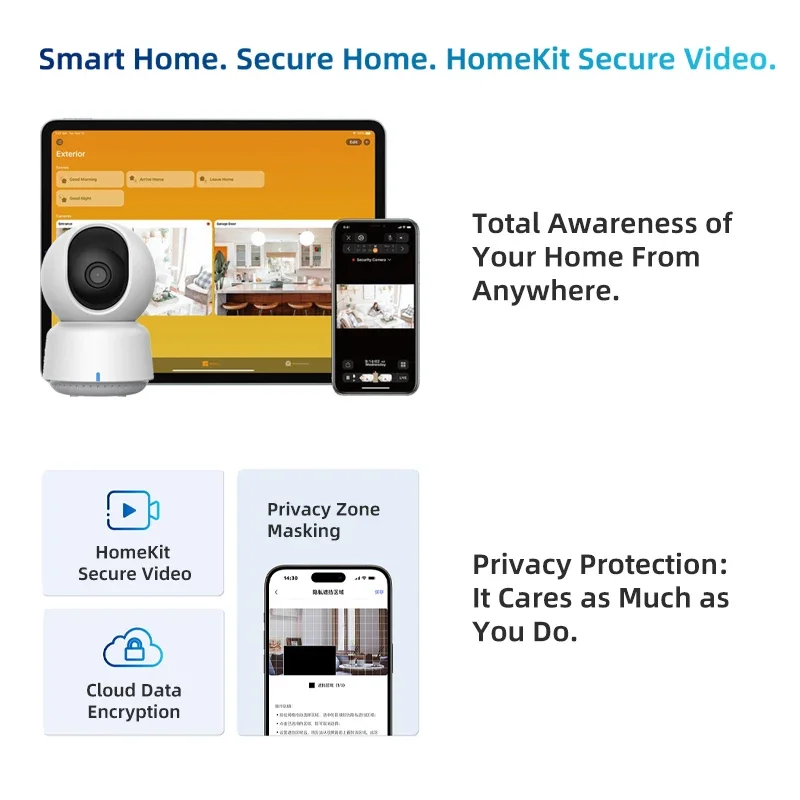 Caméra intelligente Aqara d'or - Smart Home Hub Apple avis et prix