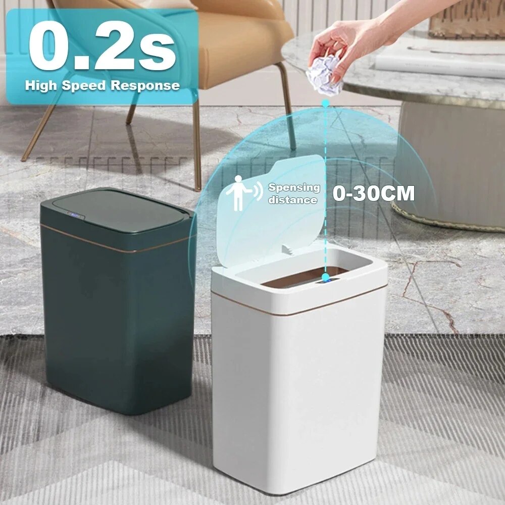 Poubelle de salle de bain inte - Smart Home Junkie avis et prix