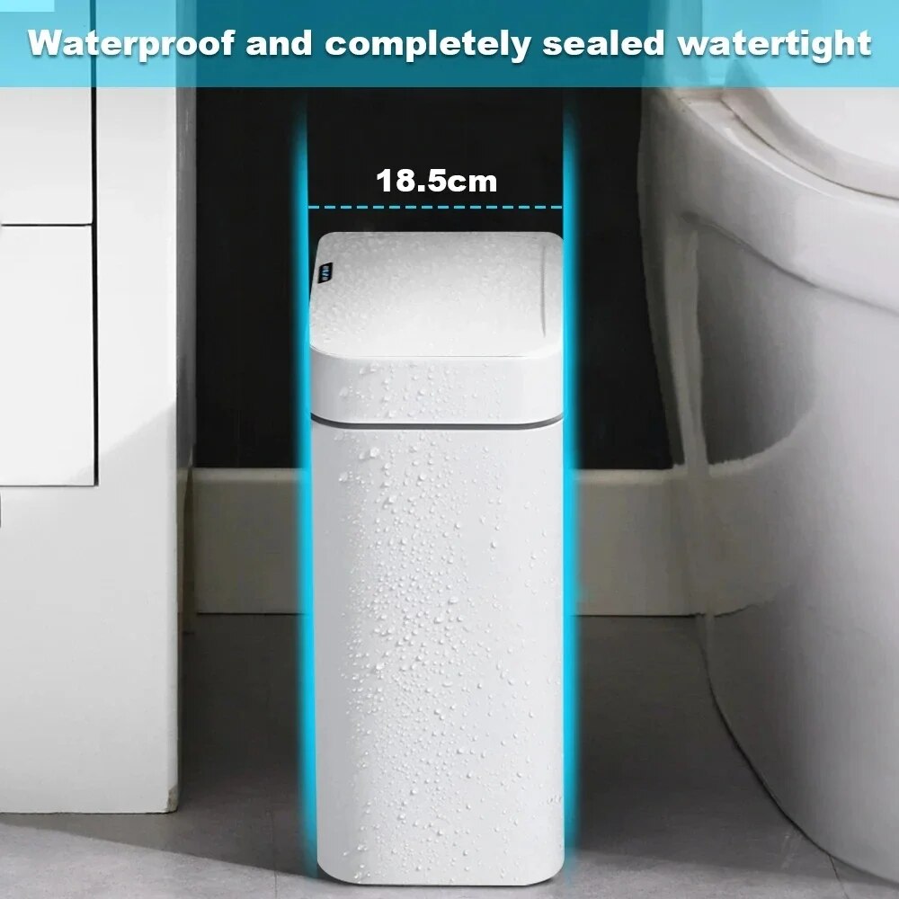 Poubelle de salle de bain inte - Smart Home Junkie avis et prix