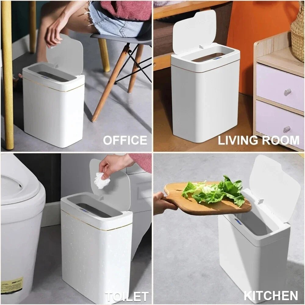 Poubelle de salle de bain inte - Smart Home Junkie avis et prix