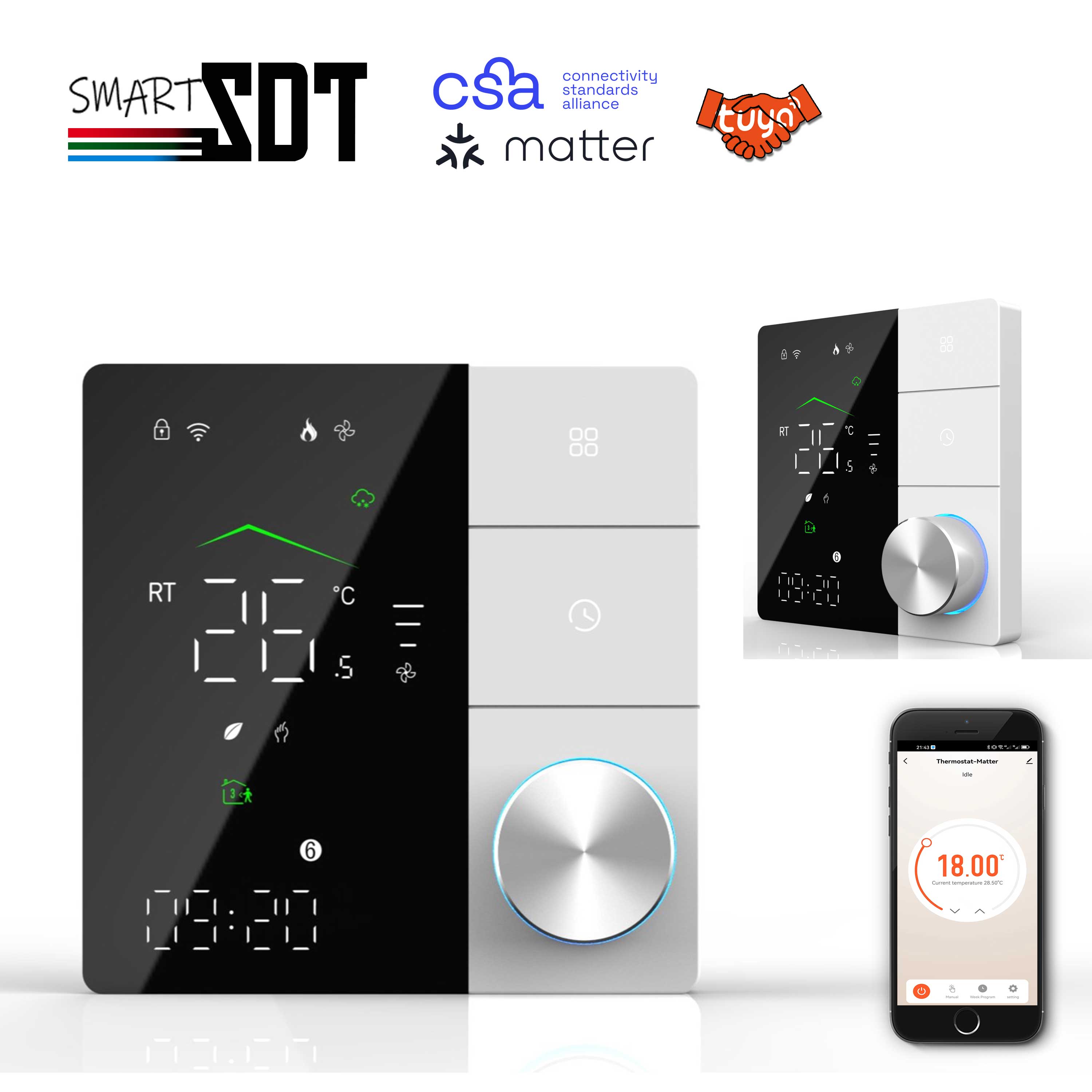 Thermostat chauffant compatibl - Smart Home Hub Apple avis et prix