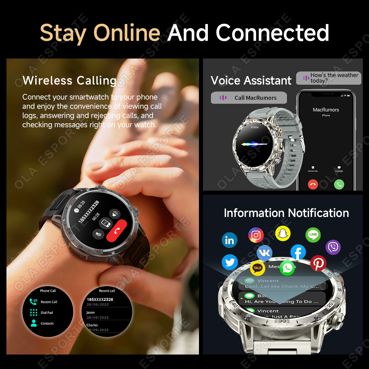 Nouvelle montre intelligente G - Smart Home Wellness avis et prix